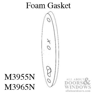 Hoppe Foam Gasket – M3955N & M3965N Escutcheon Plate Seal