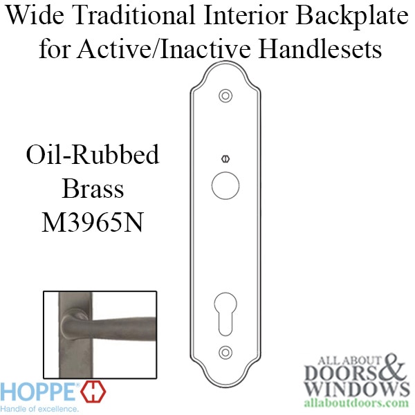 Wide Traditional Interior Backplate