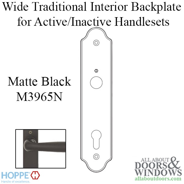 Wide Traditional Interior Backplate