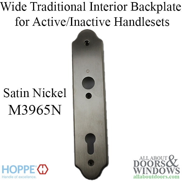 Wide Traditional Interior Backplate