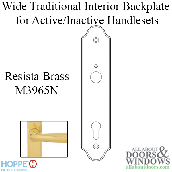 Wide Traditional Interior Backplate