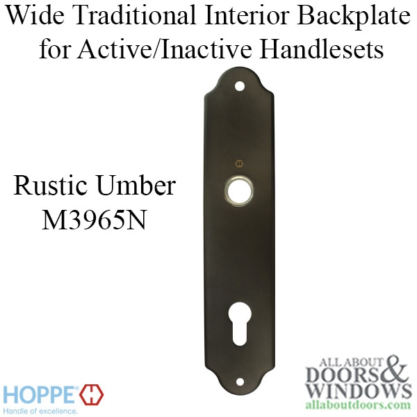 Wide Traditional Interior Backplate