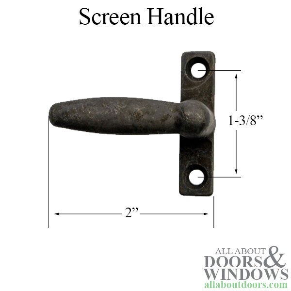 Screen Handle Dimensions