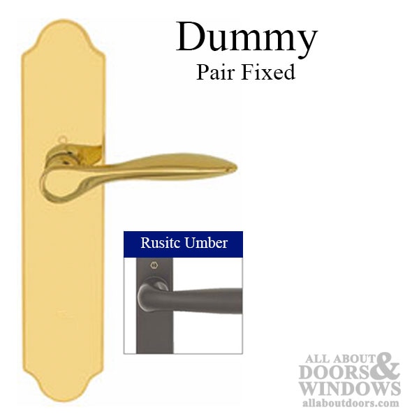 New Orleans M1610 / 3965N Dummy Pair Handleset – Rustic Umber