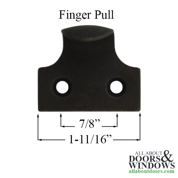Finger Pull Dimensions