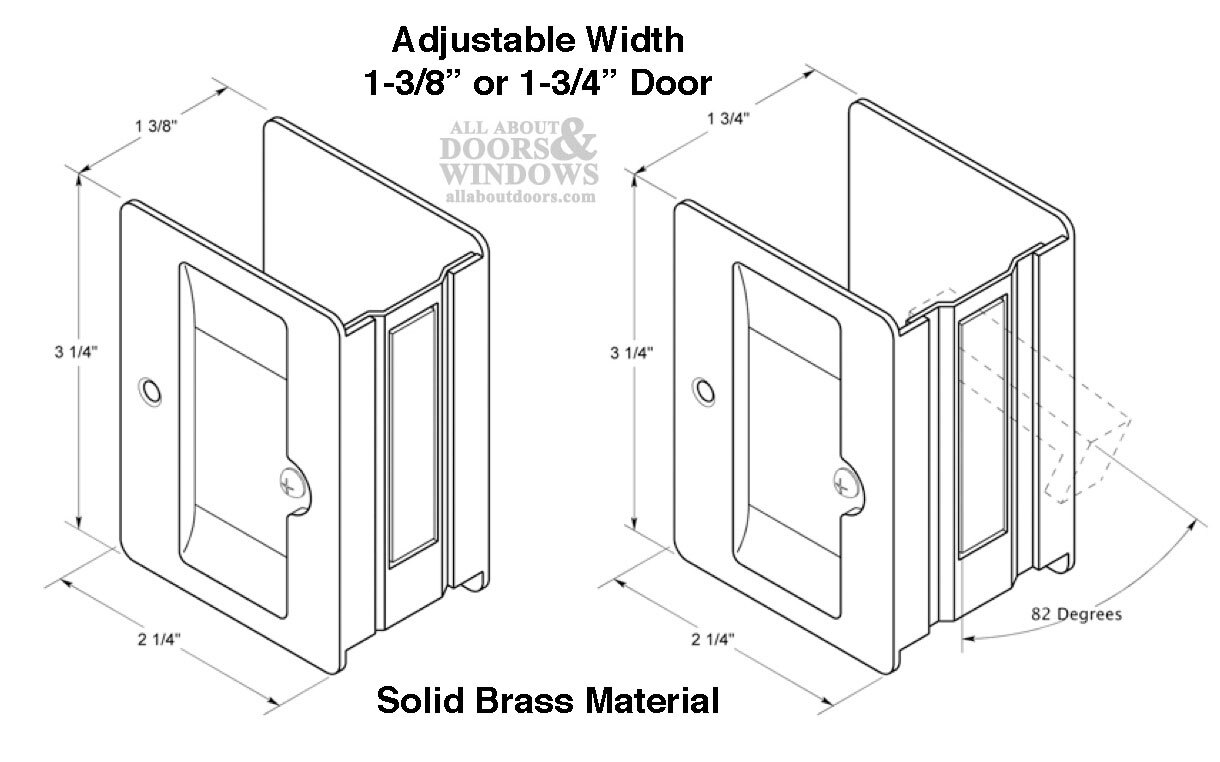 POCKET DOOR PULL, PRIVACY