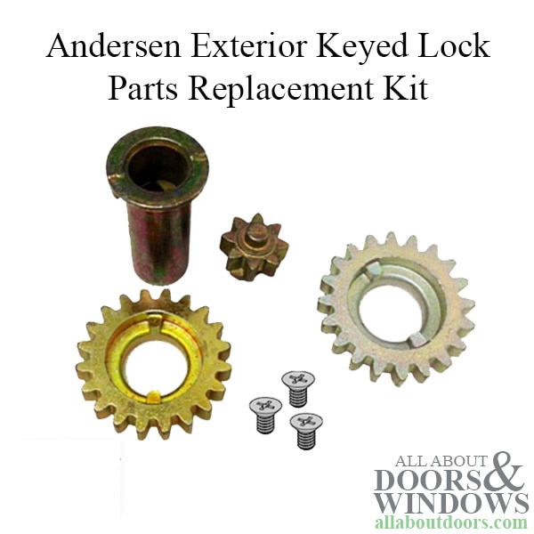 Exterior keyed lock replacement kit