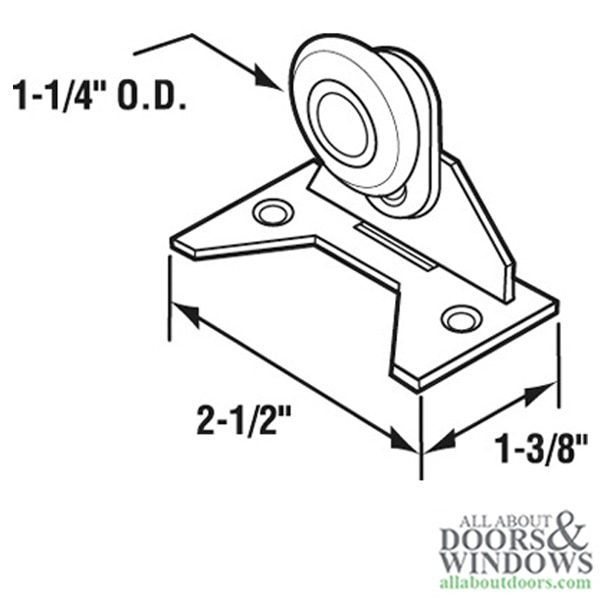 View measurements and adjustment slot detail