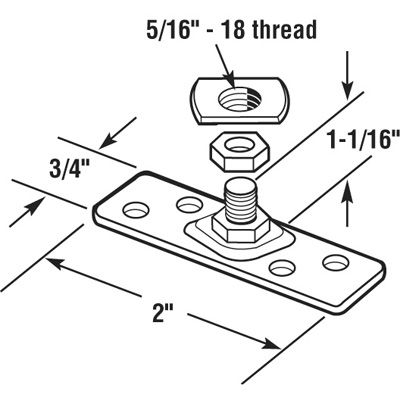 Acme 1701 Top Mount Bracket