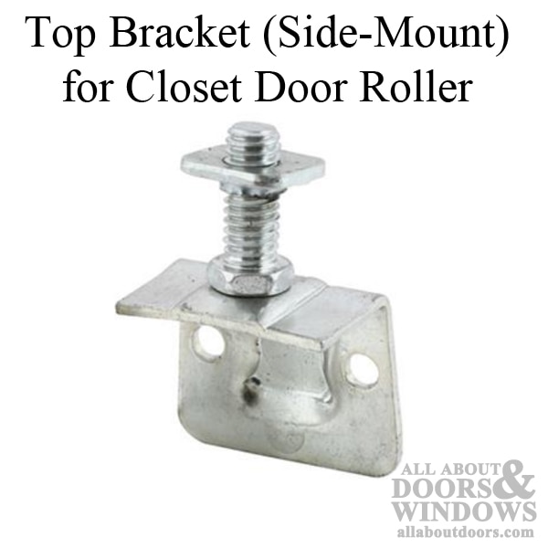 Side Mount Roller Bracket for Closet Doors
