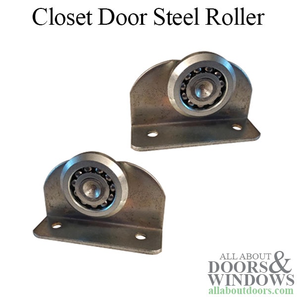 Steel Roller Assembly – 1 Inch Steel Wheel – Sliding Closet Door