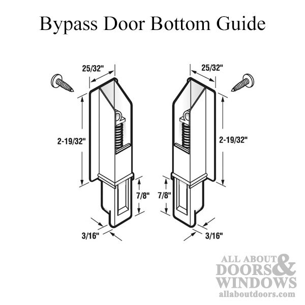 Guide bracket measurements and spacing