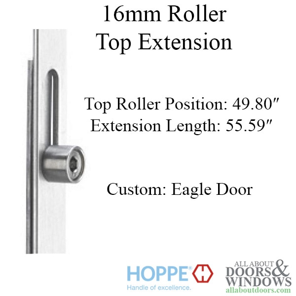 16MM HOPPE ROLLER EXTENSIONS