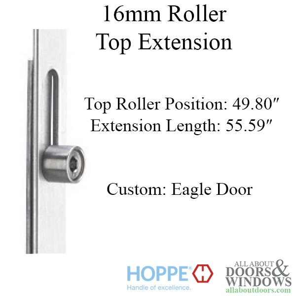 16MM HOPPE ROLLER EXTENSIONS