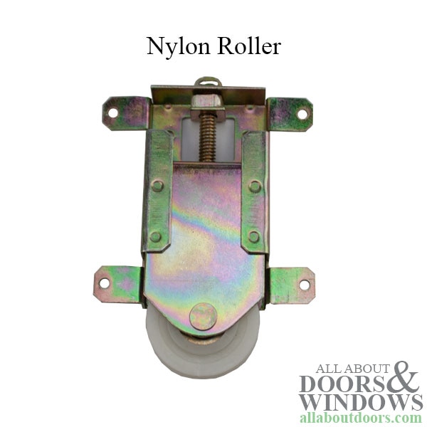 Mirror Closet Door Roller – 1-1/2 Inch Nylon Concave Wheel – Discontinued