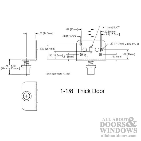 Spring Guide for 1-1/8" Dimensions