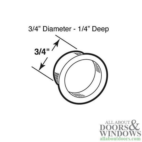 ¼″ Deep Mortise Cup