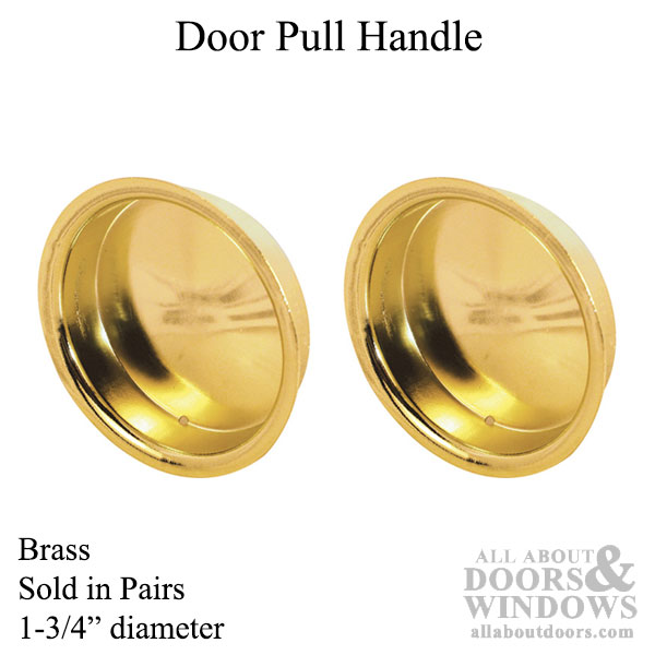 Pull Handle Sliding Door 1 3 4 In Dia, Sliding Closet Door Pulls 1 3 4