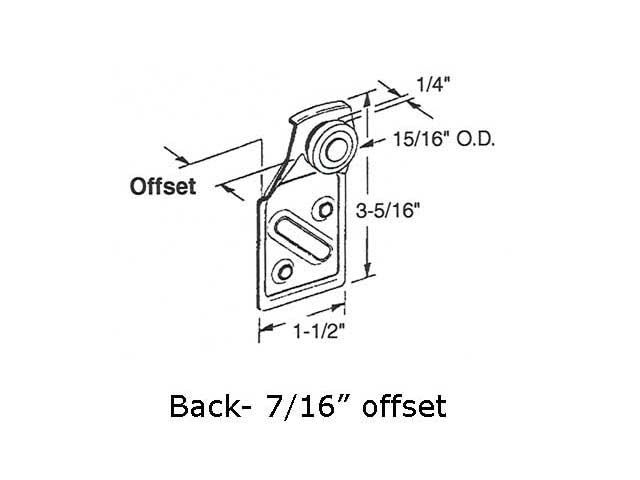 Dimensional Diagram – Kenna Closet Roller