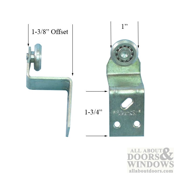 Dimensions – Top Hung Steel Roller