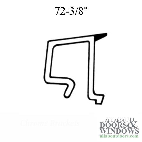 Perma-Shield® Glazing Bead – 72-3/8 Inch White for 5/8 Inch Glass Gliding Doors