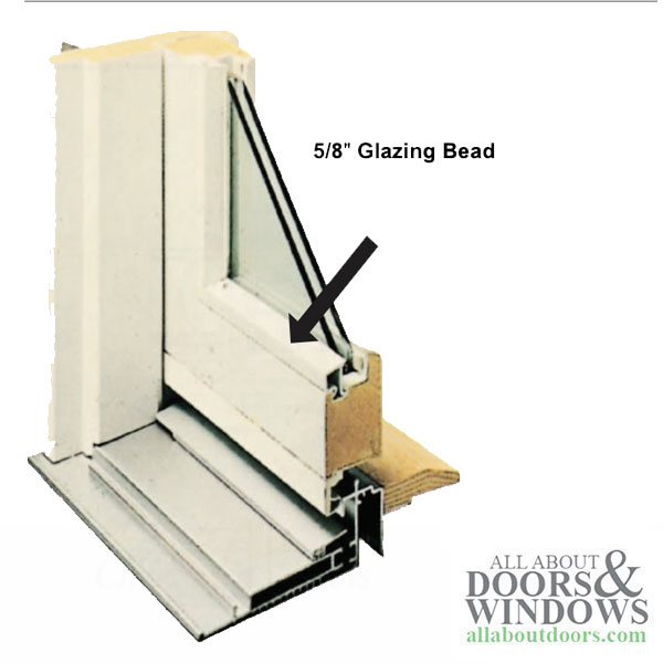 Installed View – Glazing Bead on Perma-Shield Door