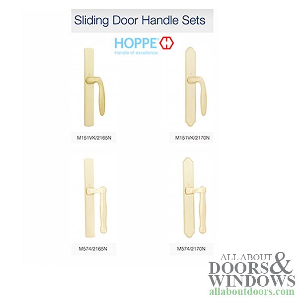 Available Hoppe Handle Sets