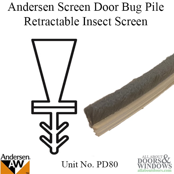 Andersen Screen Door Bug Pile