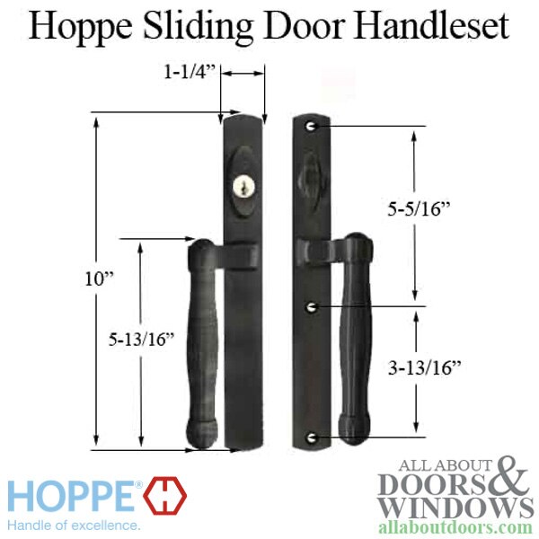 Hoppe M574/2165N trim dimensions