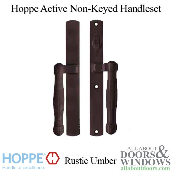 HOPPE HLS 9000 active non-keyed sliding door handle set M574/2165N