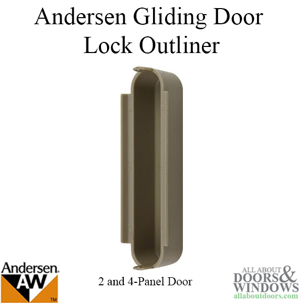Andersen Gliding Door Lock Outliner