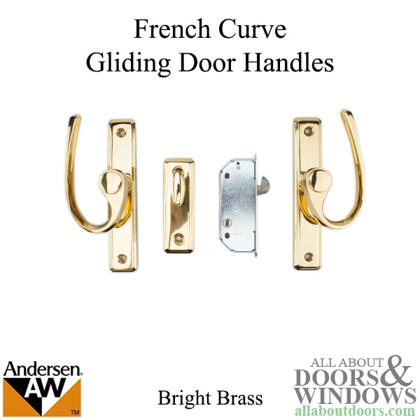 Andersen French door gliding door handle and hardware