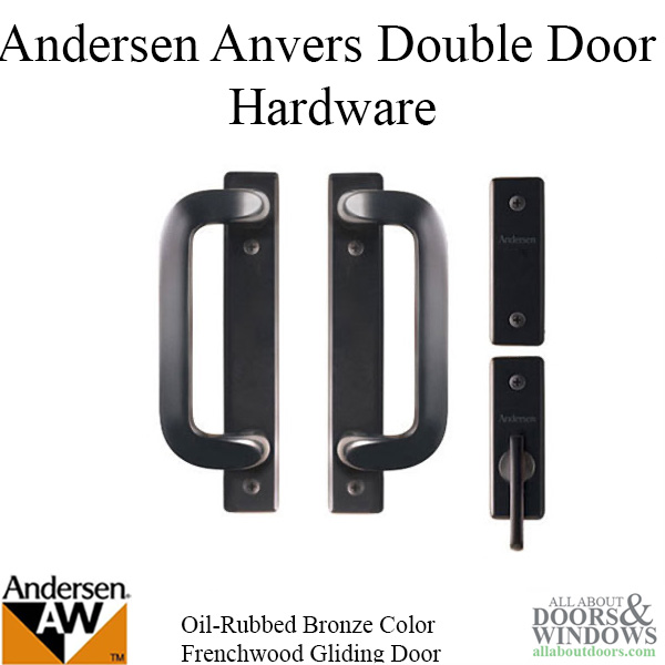 Andersen Anvers Double Door Hardware, Andersen Sliding Door Hardware