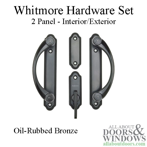 Whitmore hardware set, 2 panel