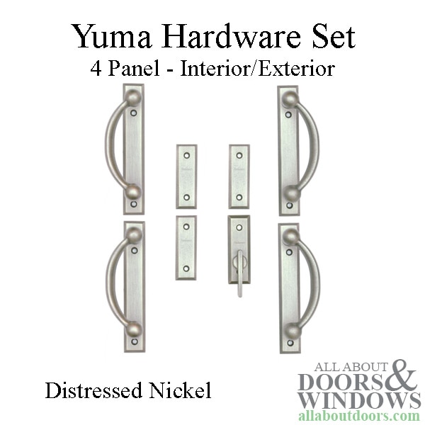 Andersen 4 panel hardware set