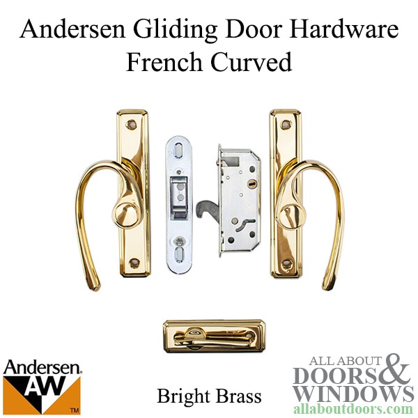 Andersen French door gliding door handle and hardware