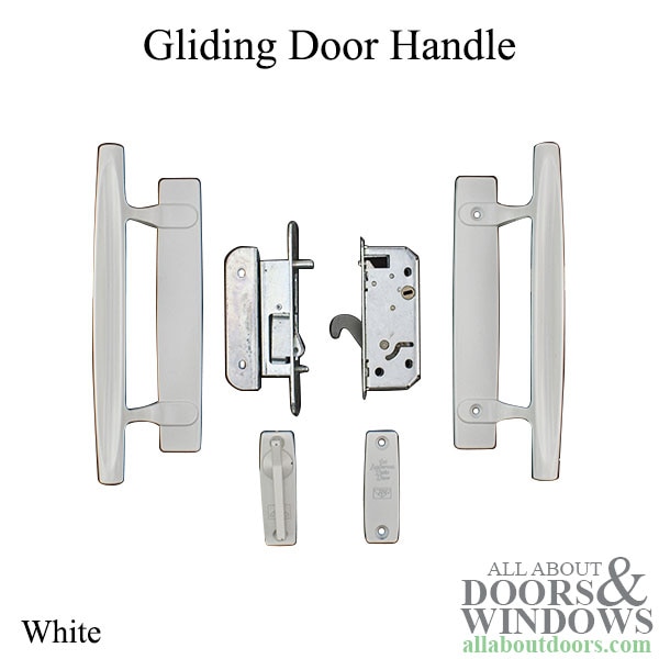 gliding door handle set