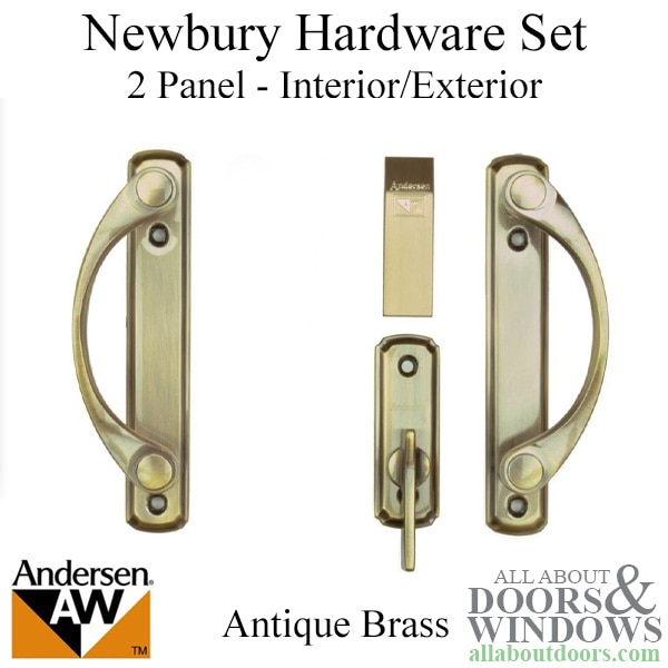 Newbury 2 panel hardware set