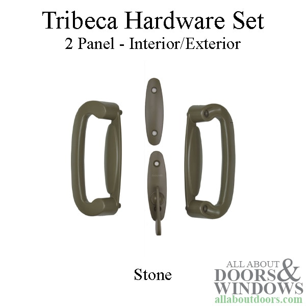 Tribeca 2 panel hardware set
