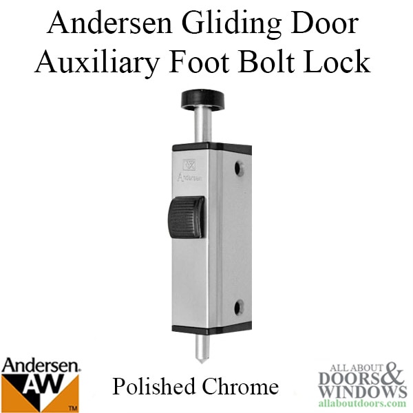 Andersen Gliding Door Foot Bolt