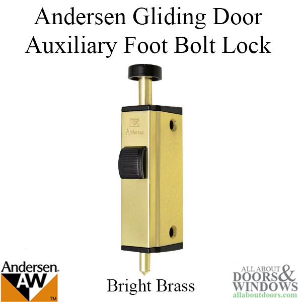 Andersen Gliding Door Foot Bolt