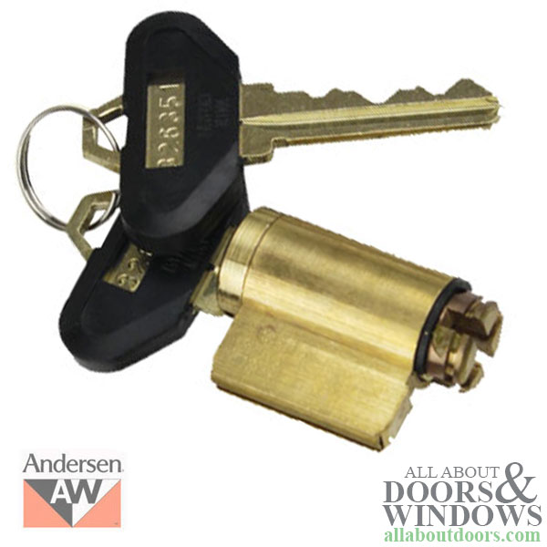 Andersen Frenchwood Gliding Door Lock Cylinder W Gears And Keys