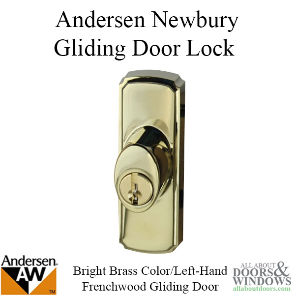 ANDERSEN WINDOW PR Keyed Lock,Old Style Gliding Door Antique Brass  DISCONTINUE 