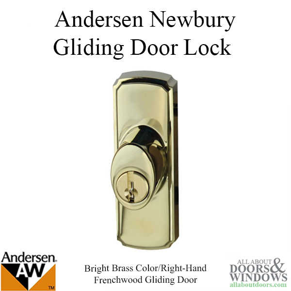 Andersen Anvers Exterior Keyed Lock For, Andersen Sliding Door Lock With Key