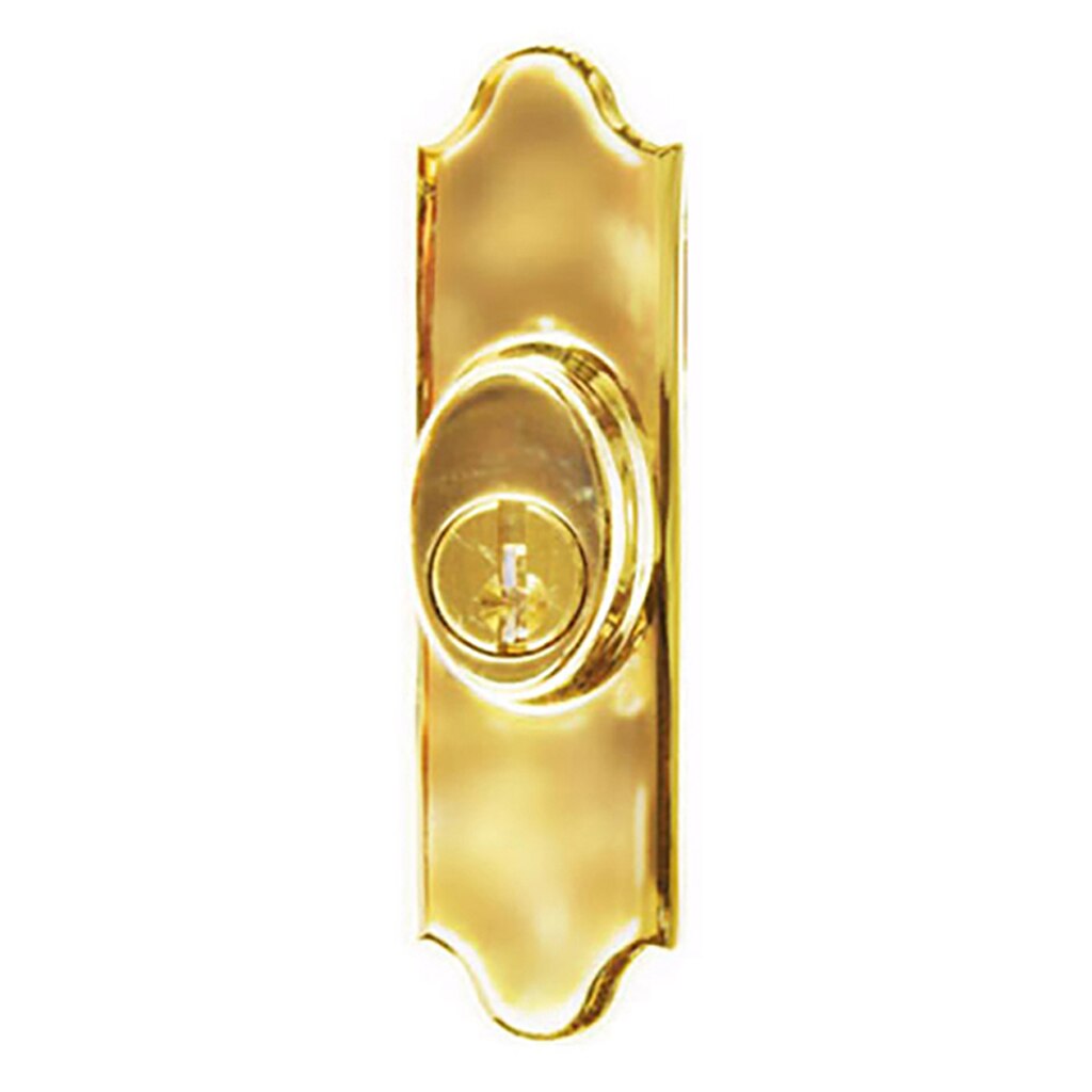 Andersen Window Freenchwood Gliding Door Keyed Lock, Covington Gliding door RH Bright Brass