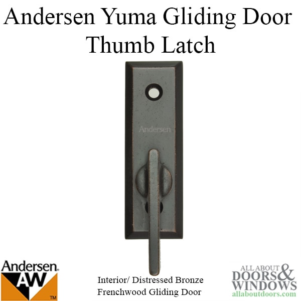 Andersen Gliding Door Thumb Latch