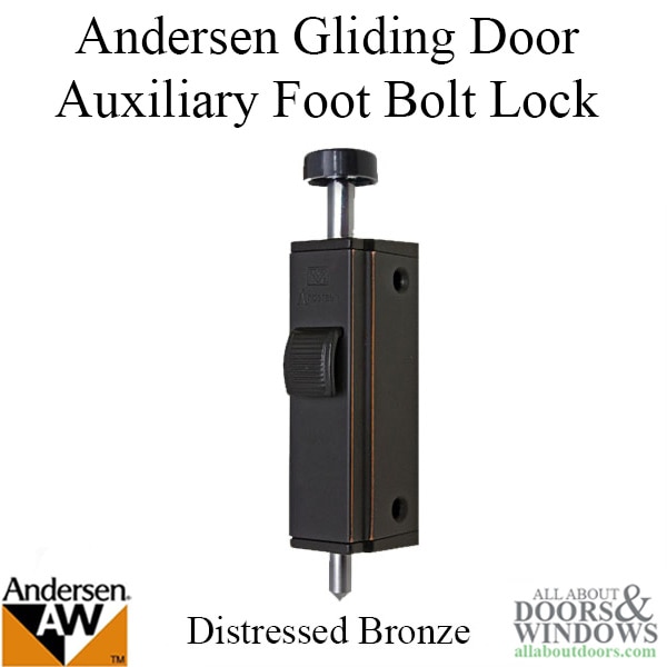 Andersen Gliding Door Foot Bolt