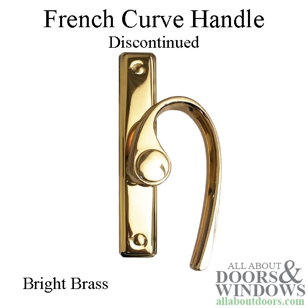 Discontinued French curve handle