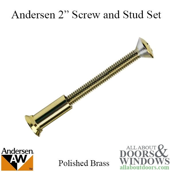 Andersen 2 inch screw and stud replacement set for gliding doors