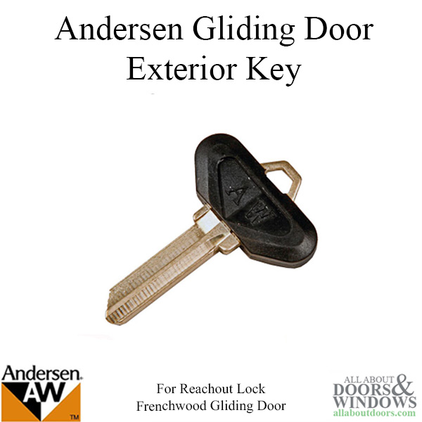 Andersen Gliding Door Exterior Key